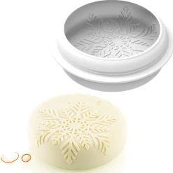 Hot Silikomart Siliconen Vorm Neve Ø17x5,3cm**
