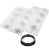 New Silikomart Siliconenvorm & Taartring Set Palet Ø7cm