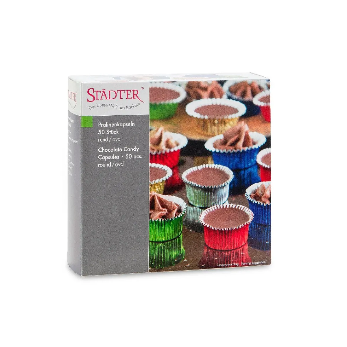 Sale Städter Bonboncups Rond/Ovaal Assortiment Aluminium 50st.