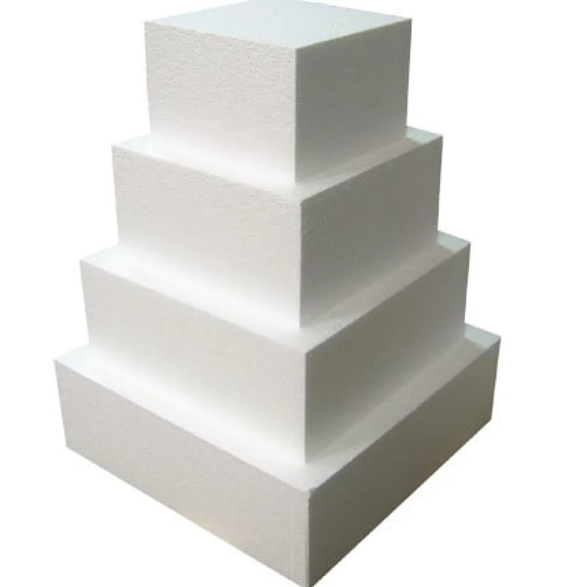 Best Taart Dummy vierkant 10cm - 25x25cm