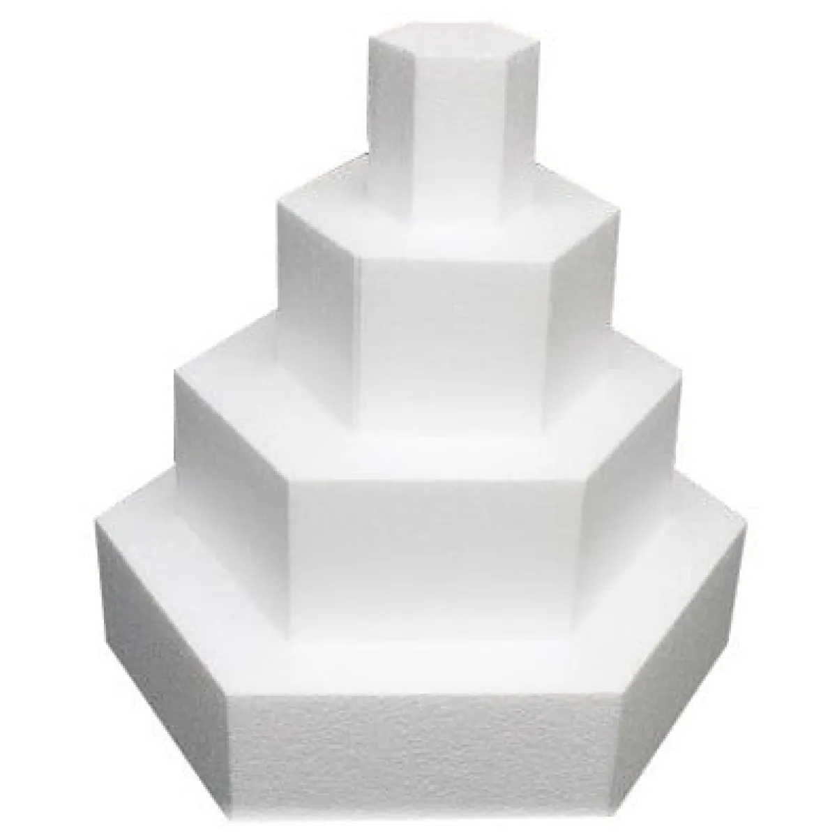 Hot Taart Dummy Zeshoek 5cm -Ø30cm-
