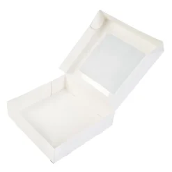 Best BrandNewCake Taartdoos met venster 19x19x5cm. Wit 3st