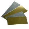 New Overig Taartkarton Goud/Zilver Rechthoek 15,5 x 7,5 cm per stuk