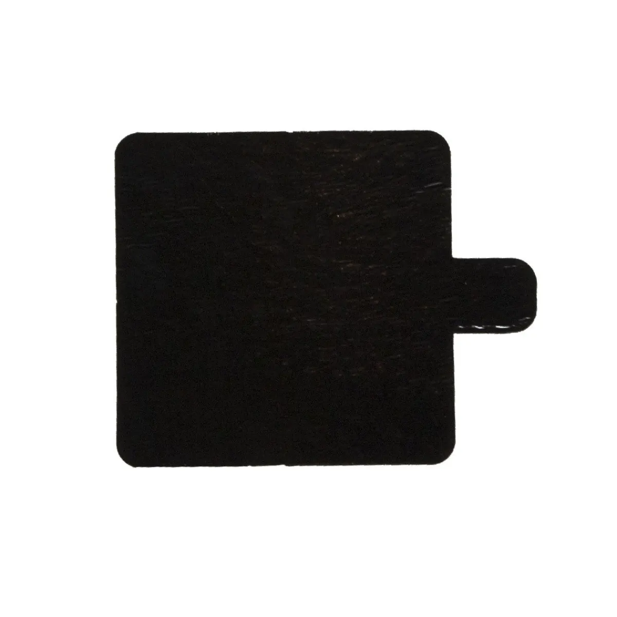 Hot Overig Taartkarton Vierkant Goud/Zwart met lip 6x6cm per stuk