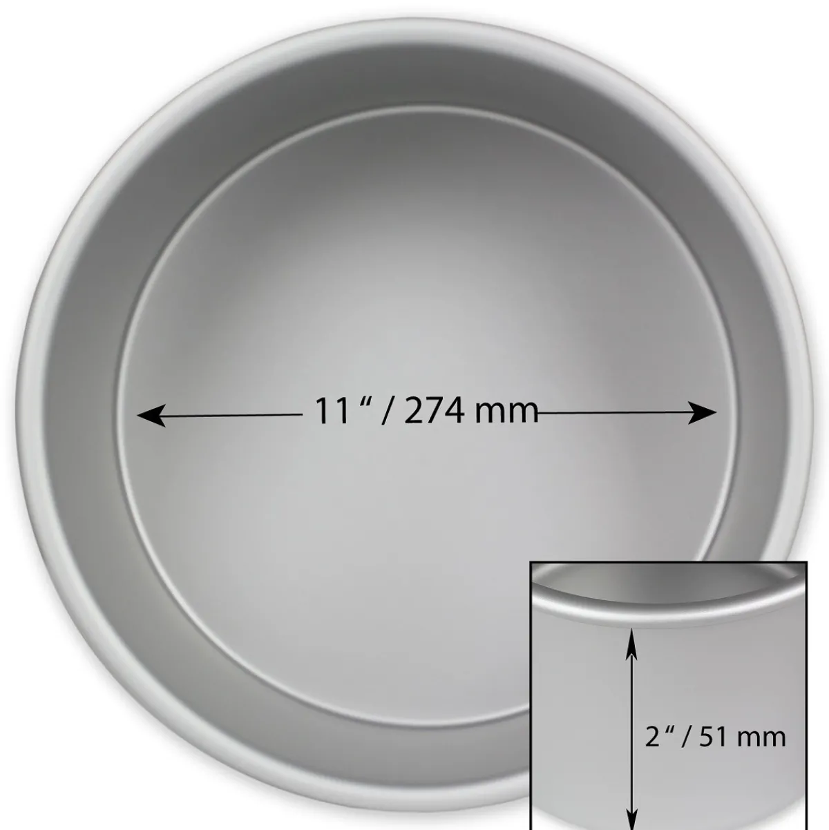 Online PME Taartpan rond Ø28 x 5cm