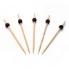 Overig Taartprikker Bamboe Zwarte Bol 12cm 250st.