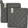 Outlet Walra Pannenlap Off Black Set/2