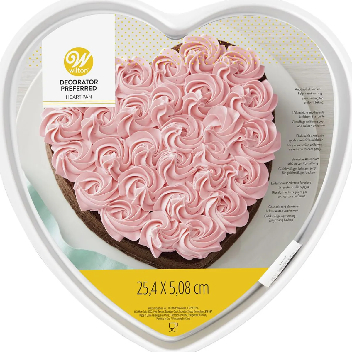 Hot Wilton Bakvorm Hart 25x5cm
