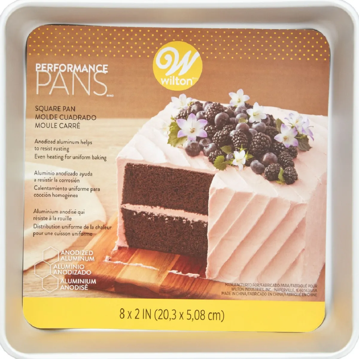 New Wilton Performance Taartpan Vierkant 20x20x5cm